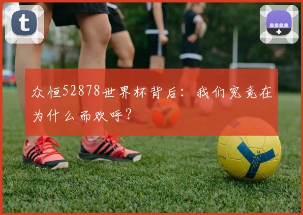 众恒52878世界杯背后:我们究竟在为什么而欢呼?