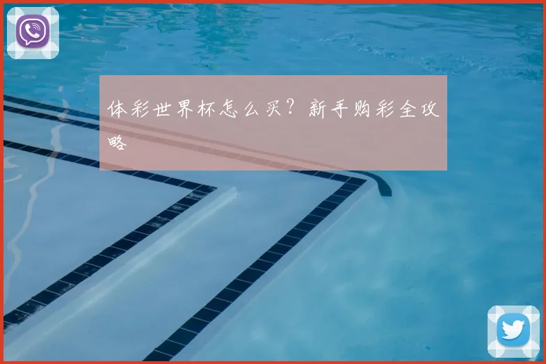 体彩世界杯怎么买？新手购彩全攻略