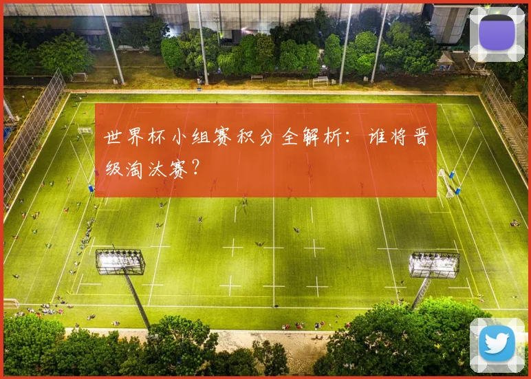 世界杯小组赛积分全解析：谁将晋级淘汰赛？